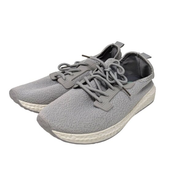 Danskin Vibe Grey Gray Lightweight Lace Up Knit Sneakers Trainers Size 8.5 - Picture 1 of 9
